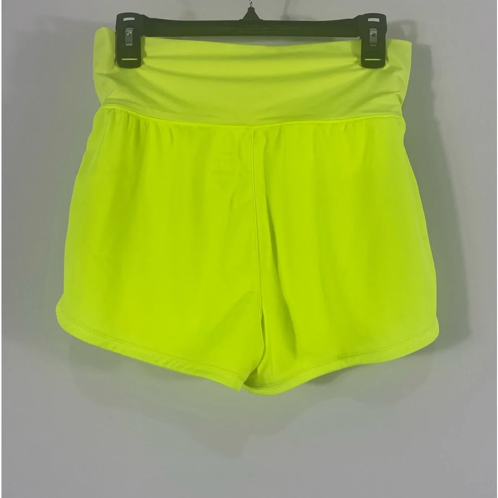 Women’s Nike Neon Green & Black, high waisted shorts, Small - Picture 2 of 7